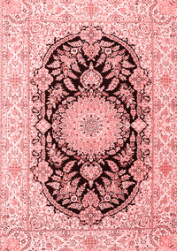 Medallion Red Traditional Rug, tr4587red