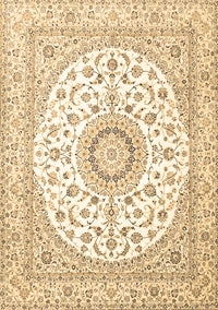 Medallion Brown Traditional Rug, tr4588brn