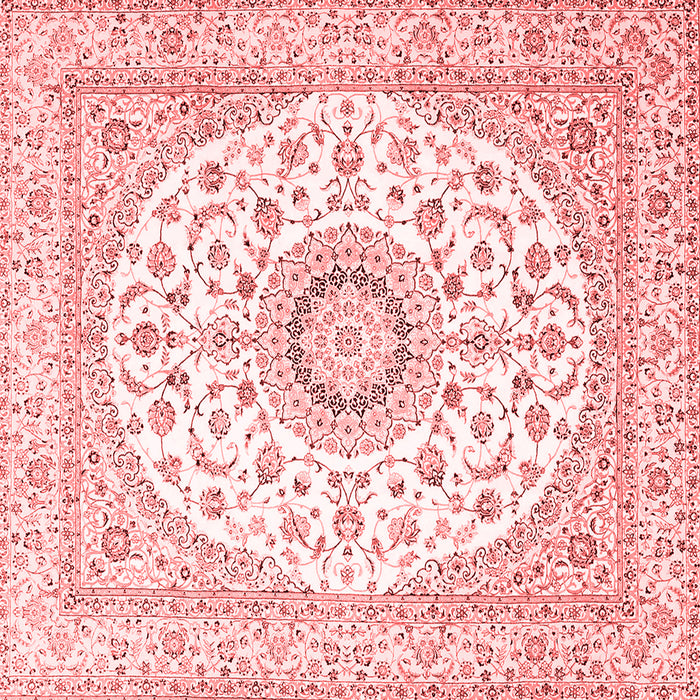 Medallion Red Traditional Rug, tr4588red