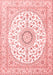 Medallion Red Traditional Area Rugs