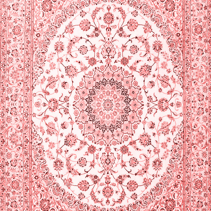 Medallion Red Traditional Area Rugs