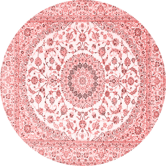 Medallion Red Traditional Rug, tr4588red