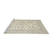 Sideview of Machine Washable Traditional Rosy Brown Pink Rug, wshtr4589