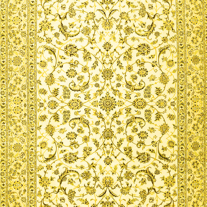 Persian Yellow Traditional Rug, tr4589yw