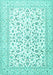 Persian Turquoise Traditional Rug, tr4589turq