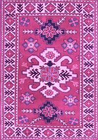 Geometric Purple Traditional Rug, tr458pur