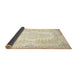 Sideview of Traditional Golden Blonde Gold Persian Rug, tr459