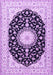 Medallion Purple Traditional Rug, tr4591pur