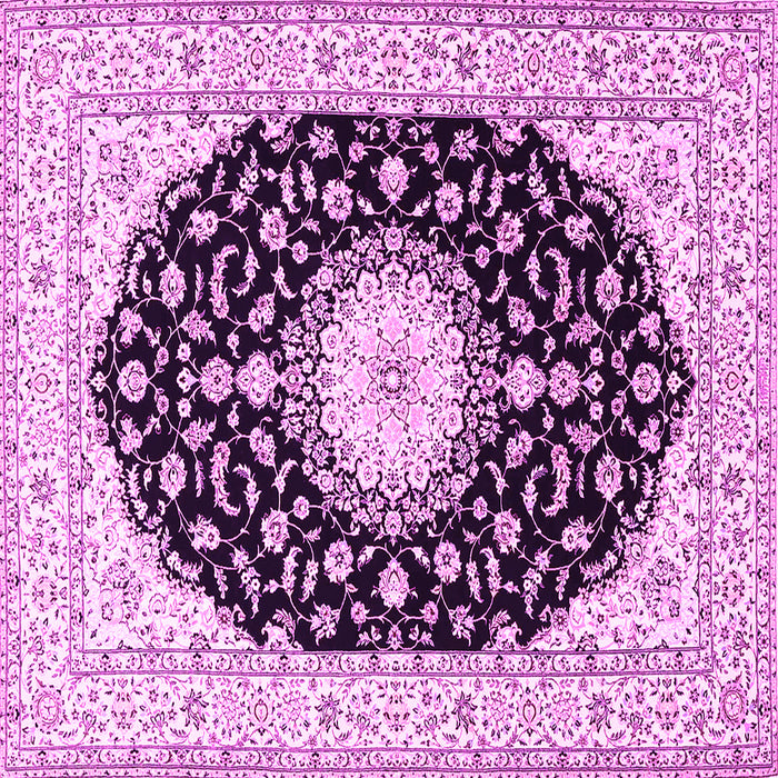 Square Medallion Pink Traditional Rug, tr4591pnk
