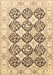 Machine Washable Persian Brown Traditional Rug, wshtr4592brn