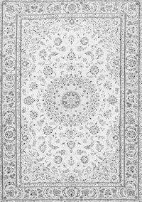 Medallion Gray Traditional Rug, tr4593gry