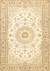 Medallion Brown Traditional Rug, tr4593brn