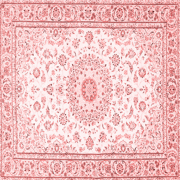 Medallion Red Traditional Rug, tr4593red