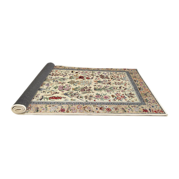 Sideview of Traditional Brown Persian Rug, tr4594