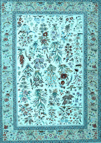 Persian Light Blue Traditional Rug, tr4594lblu