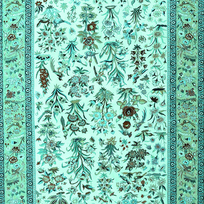 Persian Turquoise Traditional Rug, tr4594turq