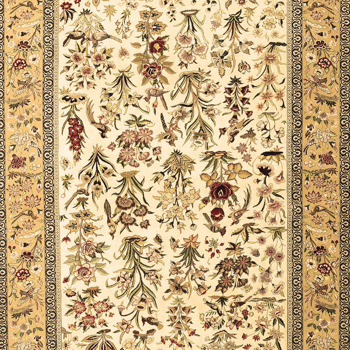 Machine Washable Persian Brown Traditional Rug, wshtr4594brn