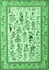 Persian Emerald Green Traditional Rug, tr4594emgrn