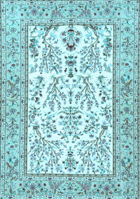 Persian Light Blue Traditional Rug, tr4595lblu