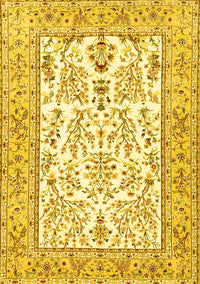 Persian Yellow Traditional Rug, tr4595yw