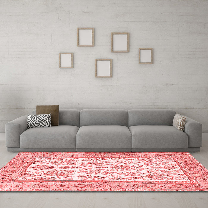 Traditional Red Washable Rugs