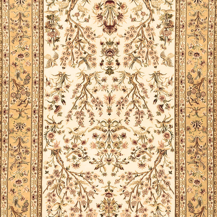Machine Washable Persian Brown Traditional Rug, wshtr4595brn