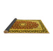 Sideview of Persian Yellow Traditional Rug, tr4596yw