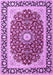 Machine Washable Persian Purple Traditional Area Rugs, wshtr4596pur