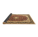 Sideview of Persian Brown Traditional Rug, tr4596brn