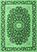 Machine Washable Persian Emerald Green Traditional Area Rugs, wshtr4596emgrn