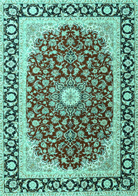 Persian Turquoise Traditional Rug, tr4596turq