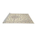 Sideview of Machine Washable Traditional Light French Beige Brown Rug, wshtr4598