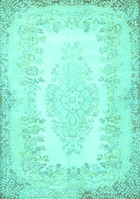 Persian Turquoise Traditional Rug, tr459turq