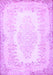 Machine Washable Persian Purple Traditional Area Rugs, wshtr459pur