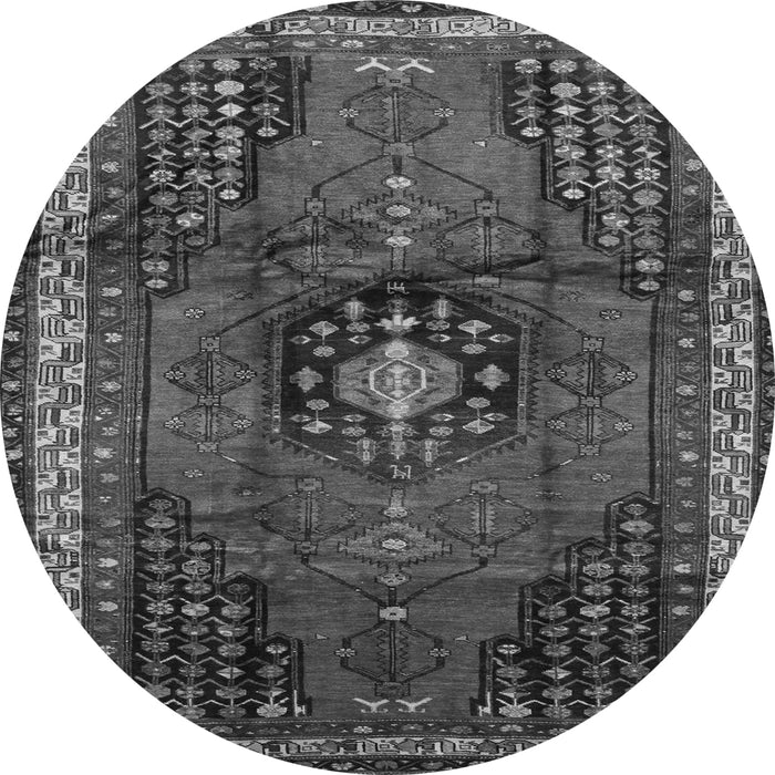 Machine Washable Persian Gray Traditional Rug, wshtr45gry