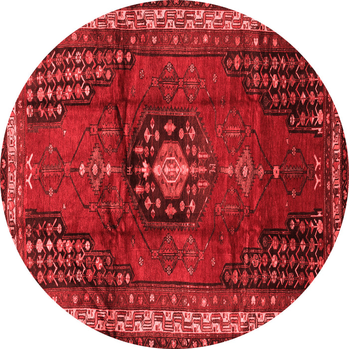 Machine Washable Persian Red Traditional Rug, wshtr45red