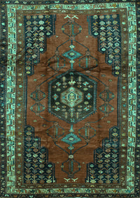 Persian Turquoise Traditional Rug, tr45turq