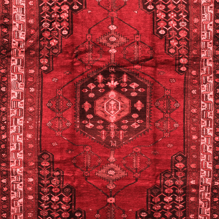 Machine Washable Persian Red Traditional Rug, wshtr45red