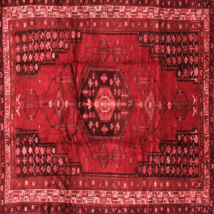 Machine Washable Persian Red Traditional Rug, wshtr45red