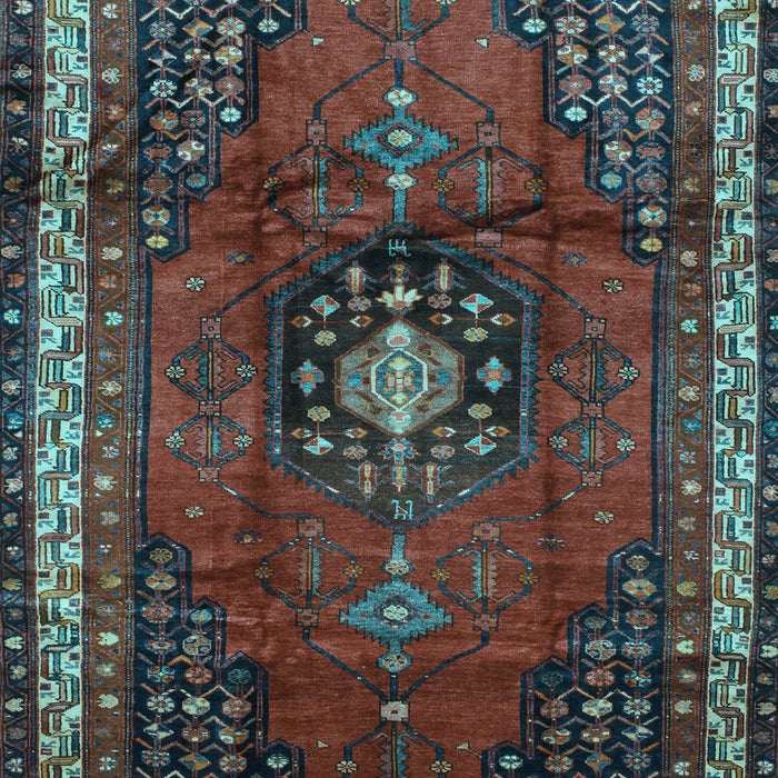 Machine Washable Persian Light Blue Traditional Rug, wshtr45lblu