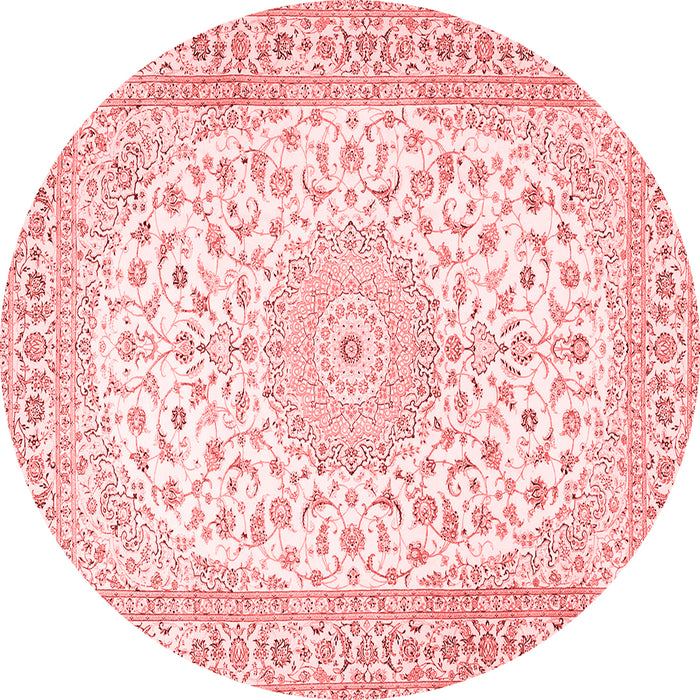 Medallion Red Traditional Rug, tr4600red