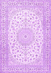 Medallion Purple Traditional Rug, tr4600pur