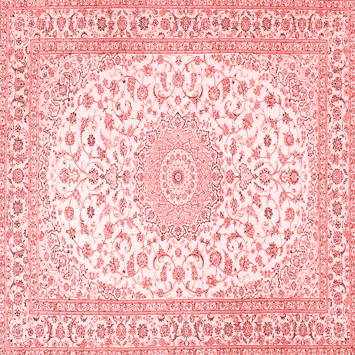 Medallion Red Traditional Rug, tr4600red