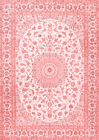 Medallion Red Traditional Rug, tr4600red