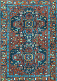 Persian Light Blue Traditional Rug, tr4601lblu