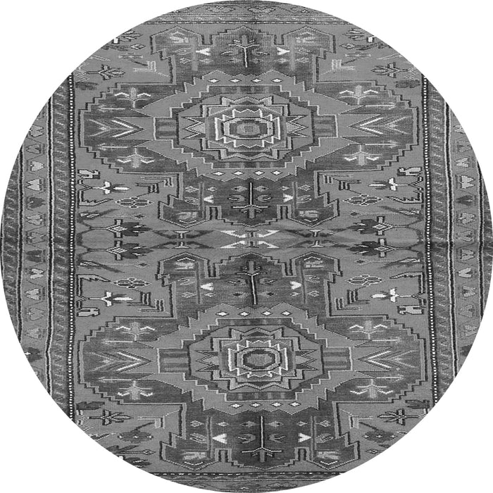 Machine Washable Persian Gray Traditional Rug, wshtr4602gry