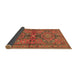 Sideview of Persian Brown Traditional Rug, tr4602brn
