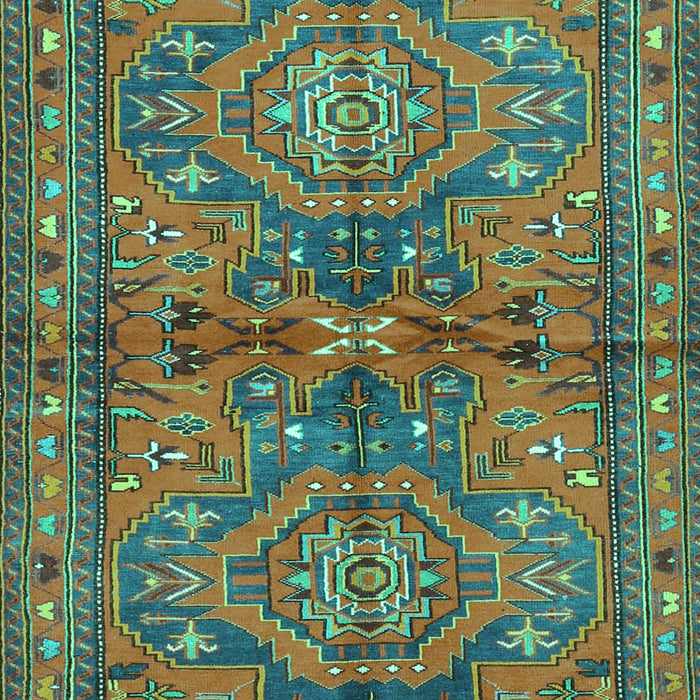 Persian Turquoise Traditional Rug, tr4602turq