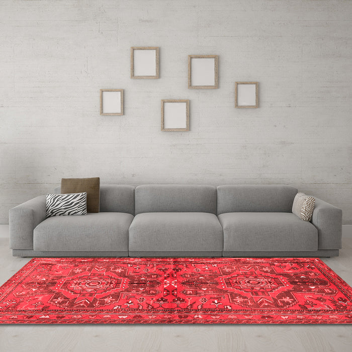 Traditional Red Washable Rugs