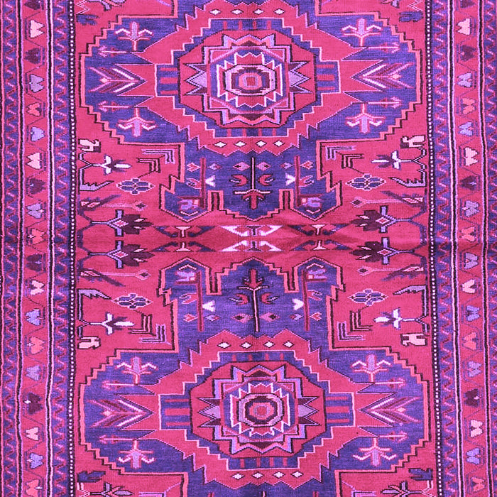 Machine Washable Persian Purple Traditional Area Rugs, wshtr4602pur